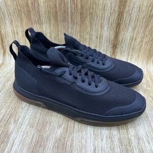 Made+ Skiff Sneakers Men's Size 13 Black Knit Low Top‎ Gum Sole Made Plus